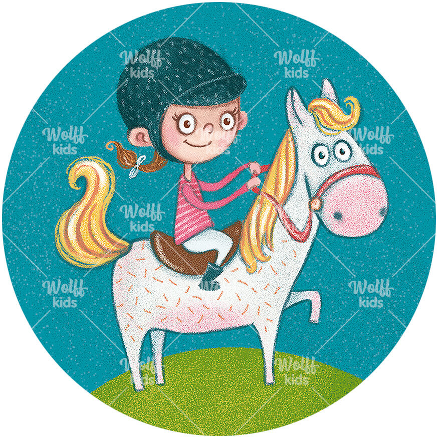 Einzelner Magnet: Reiten/ Voltigieren